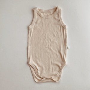 Ribbed Sleeveless Bodysuit 12 months